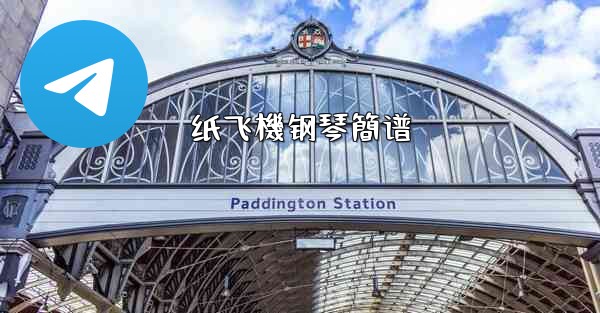 纸飞機钢琴簡谱