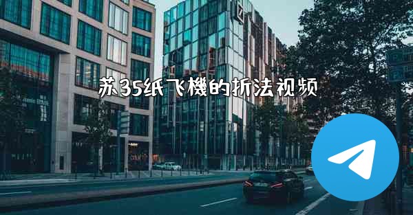 苏35纸飞機的折法视频