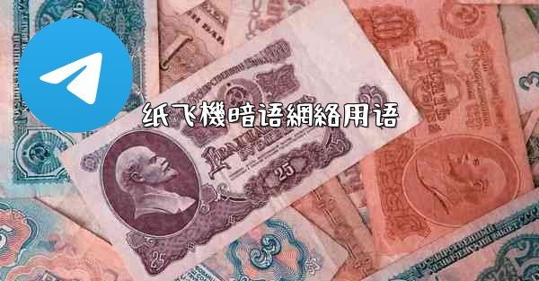 纸飞機暗语網絡用语