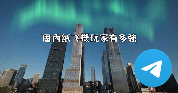 <b>國內纸飞機玩家有多強</b>