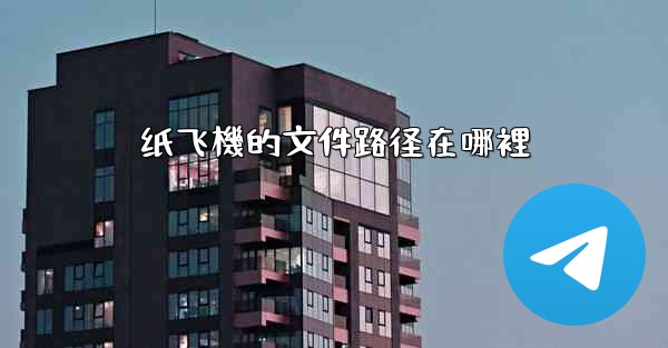 纸飞機的文件路径在哪裡