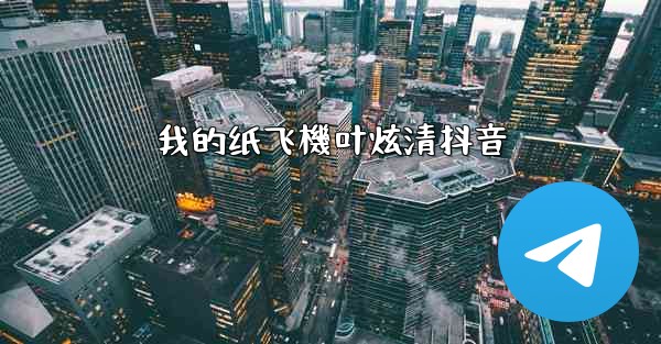 我的纸飞機叶炫清抖音