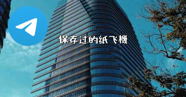 <b>保存过的纸飞機</b>
