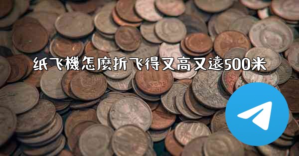 纸飞機怎麼折飞得又高又遠500米