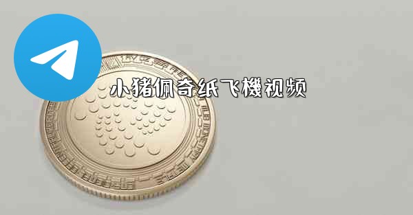 小猪佩奇纸飞機视频