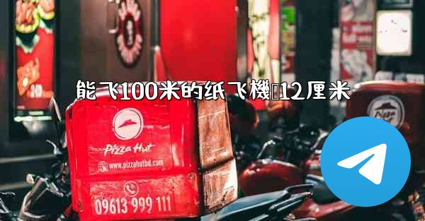 能飞100米的纸飞機宽12厘米