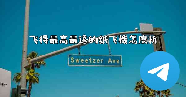 飞得最高最遠的纸飞機怎麼折