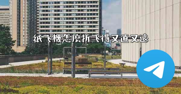 纸飞機怎麼折飞得又直又遠