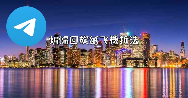 蝙蝠回旋纸飞機折法