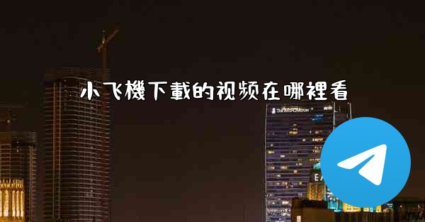 小飞機下載的视频在哪裡看