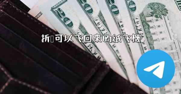 折叠可以飞回來的纸飞機