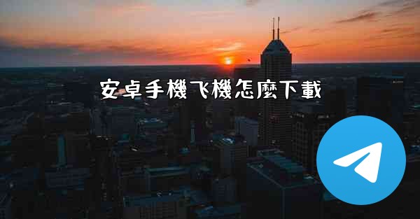 安卓手機飞機怎麼下載