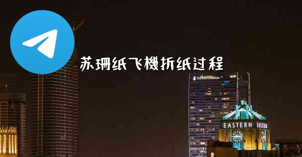 苏珊纸飞機折纸过程