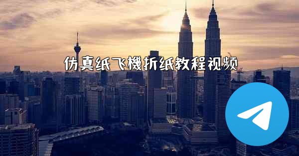 仿真纸飞機折纸教程视频