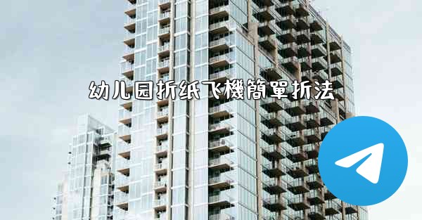 幼儿园折纸飞機簡單折法