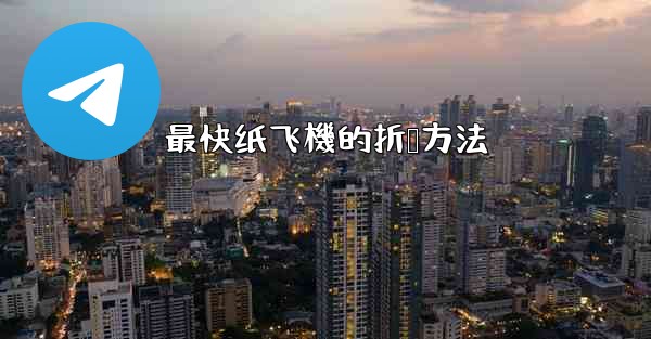 最快纸飞機的折叠方法