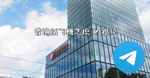 普通纸飞機怎麼叠的视频