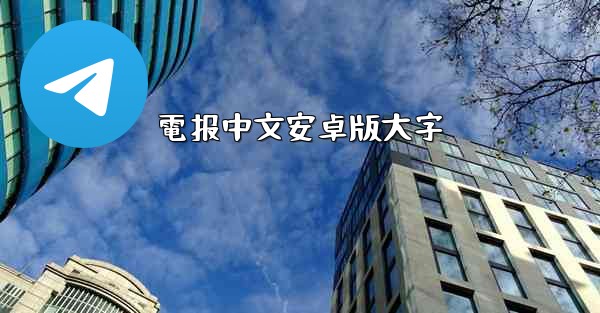 電报中文安卓版大字