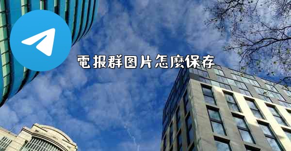 電报群图片怎麼保存