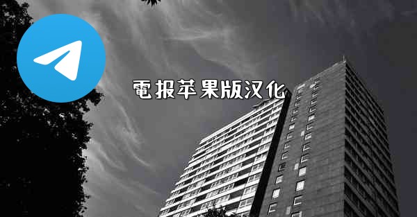 電报苹果版汉化