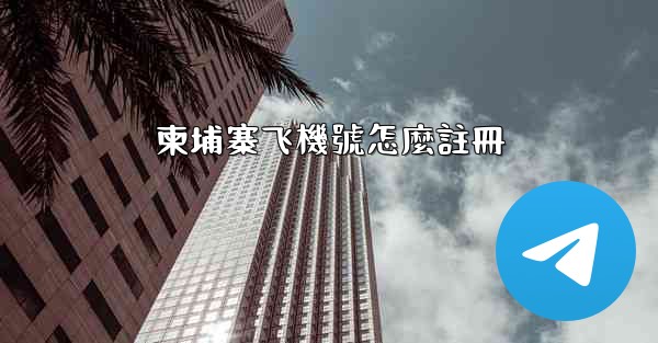 柬埔寨飞機號怎麼註冊