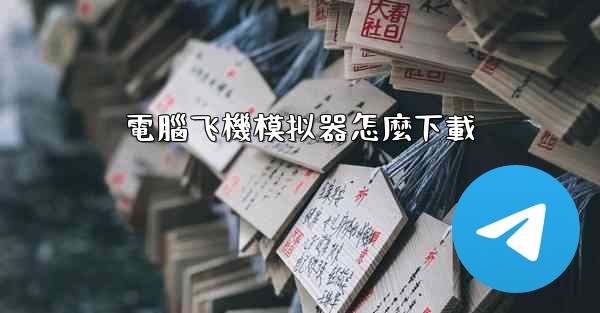 電腦飞機模拟器怎麼下載