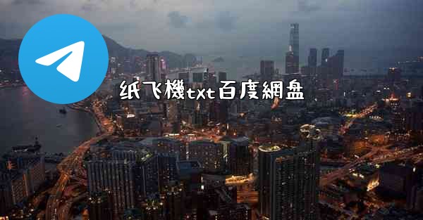 纸飞機txt百度網盘