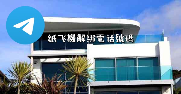 纸飞機解绑電话號碼