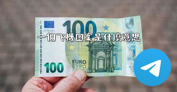 一個飞機图案是什麼意思