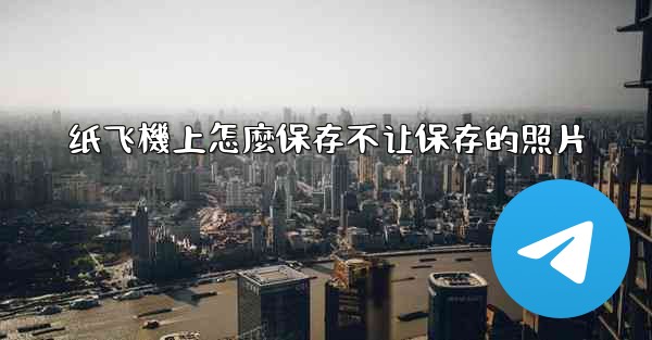 纸飞機上怎麼保存不让保存的照片