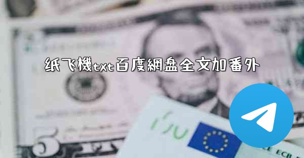 纸飞機txt百度網盘全文加番外