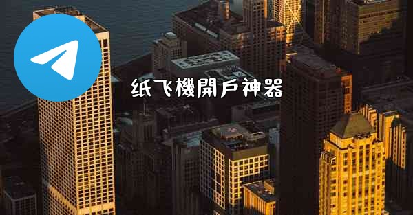 纸飞機開戶神器