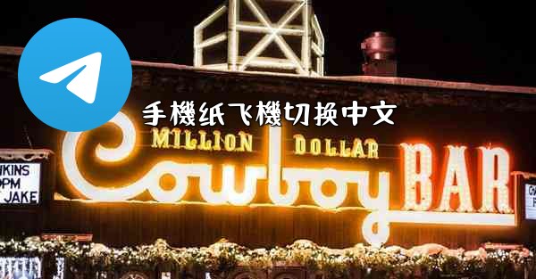 手機纸飞機切换中文