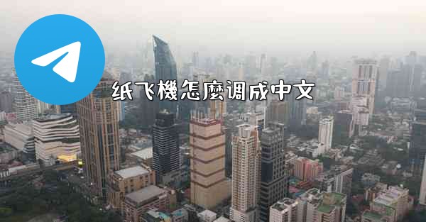 纸飞機怎麼调成中文