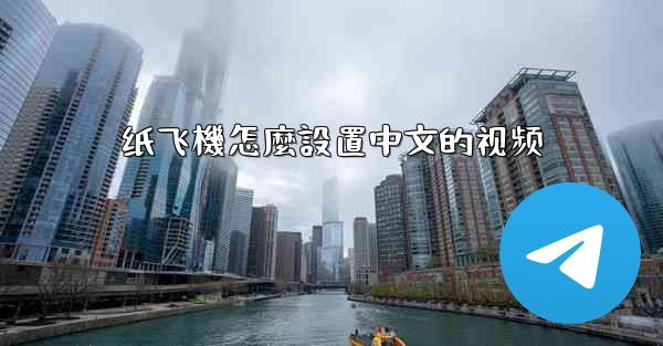 纸飞機怎麼設置中文的视频