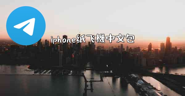 iphone纸飞機中文包