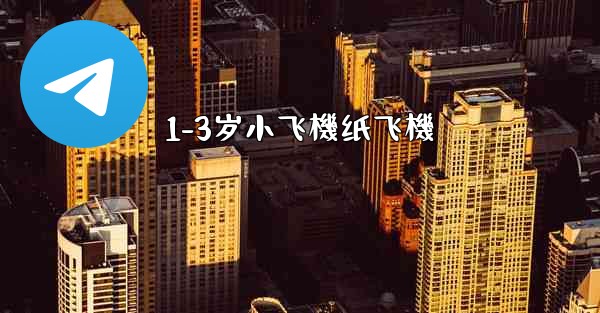1-3岁小飞機纸飞機