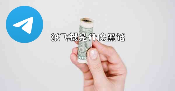 纸飞機是什麼黑话