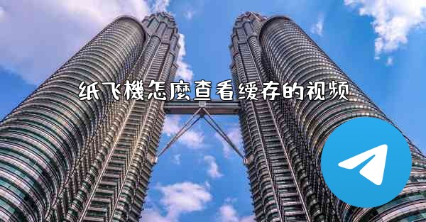 纸飞機怎麼查看缓存的视频