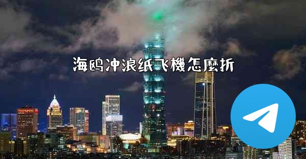 海鸥冲浪纸飞機怎麼折