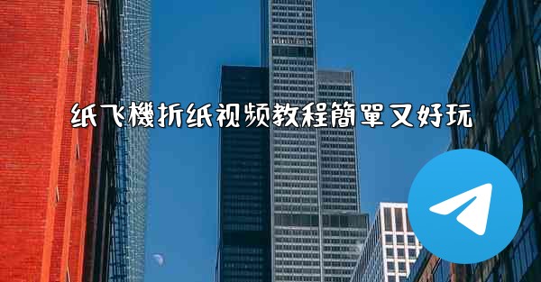 纸飞機折纸视频教程簡單又好玩