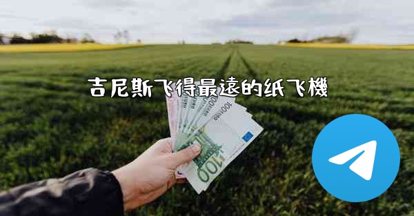 吉尼斯飞得最遠的纸飞機