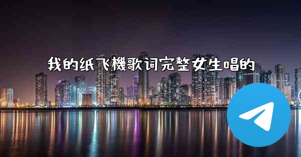 我的纸飞機歌词完整女生唱的
