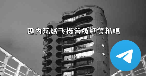 國內玩纸飞機會被網警抓嗎