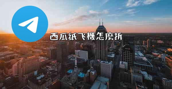 西瓜纸飞機怎麼折