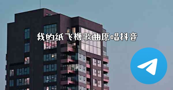 我的纸飞機歌曲原唱抖音