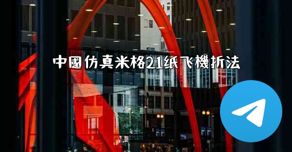 中國仿真米格21纸飞機折法