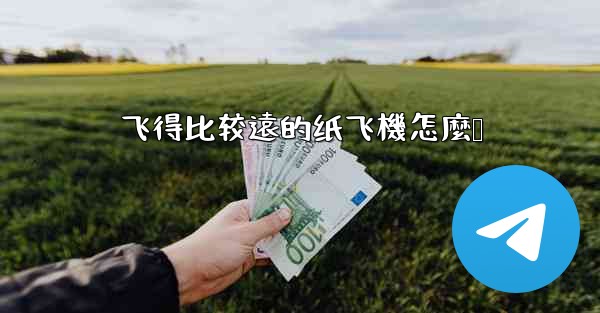 飞得比较遠的纸飞機怎麼叠