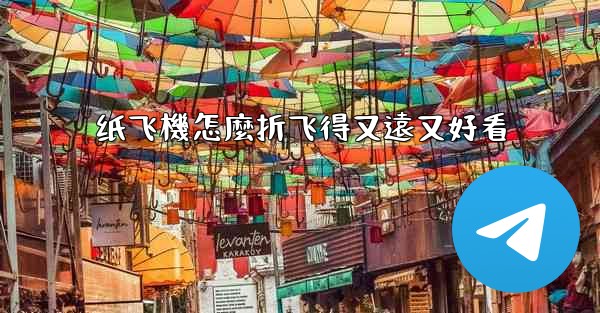 纸飞機怎麼折飞得又遠又好看