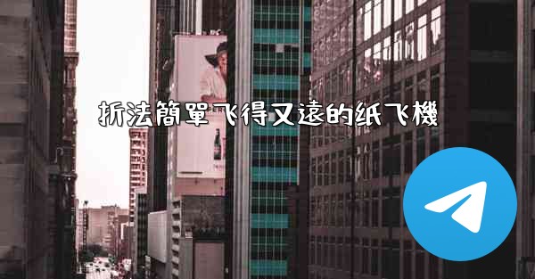 折法簡單飞得又遠的纸飞機